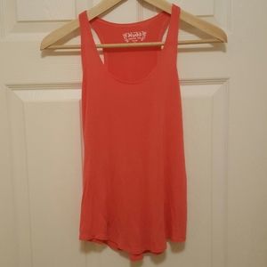 MUDD PINK LIGHTWEIGHT TANK TOP RELAXED XS